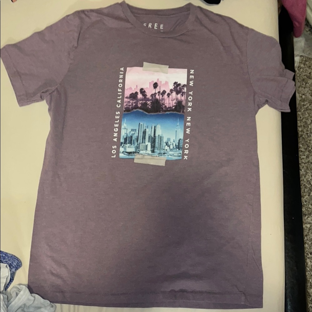 Purple Graphic Men's T-Shirt